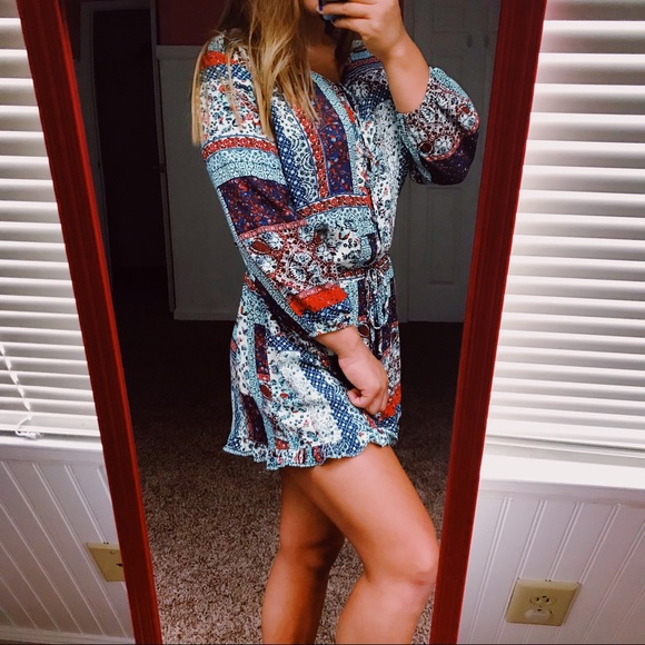 patterned romper - Picture 2 of 5
